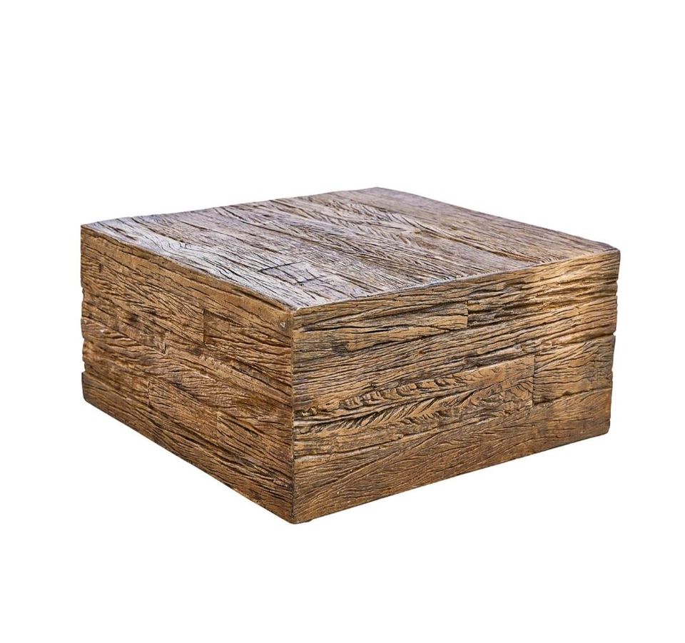 Couchtisch Gláne Polyresin Holzoptik Outdoor wetterbeständig – Bild 2
