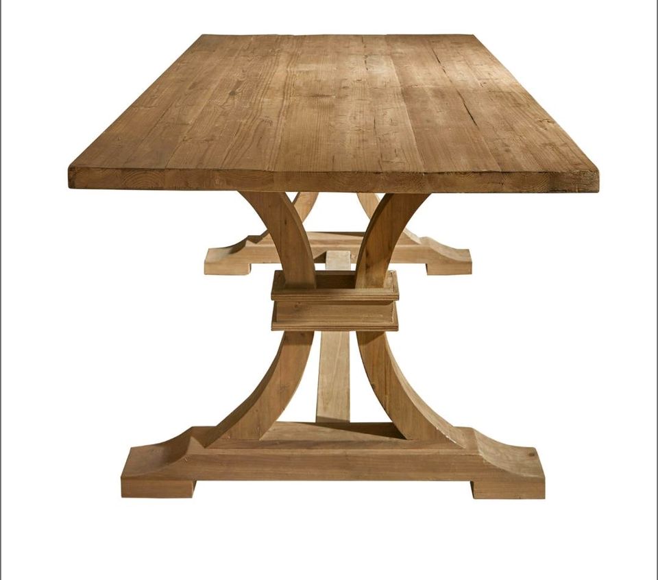 Tisch Farnbridge wiederaufbereitetes Tannenholz Landhausstil – Bild 2