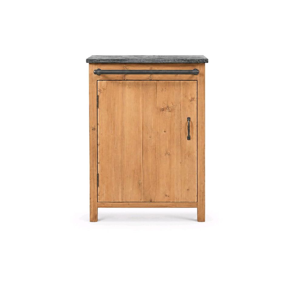 Küche Sunnybrook 4er Landhausstil Spülbecken Stein Tannenholz – Bild 7