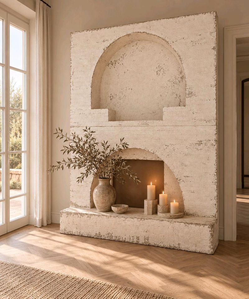 Konsole Bellerose antikweiß braun französischer Landhaus Shabby – Bild 5